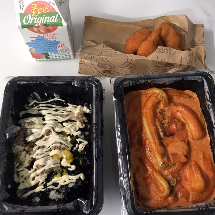  배떡 로제떡볶이 [내돈내산배떡 로제떡볶이 보통맛 누들밀떡 분모자 집게살 참지마요밥]