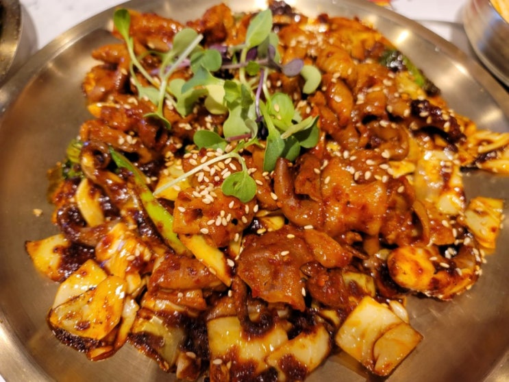  이반 쭈꾸미(용인 천리 맛집,데이트 모임하기 좋은곳) 주꾸미와 곱창