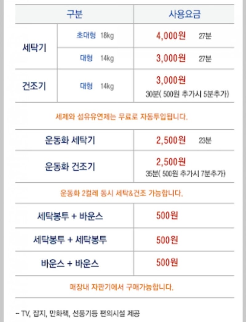 무인빨래방 이미지