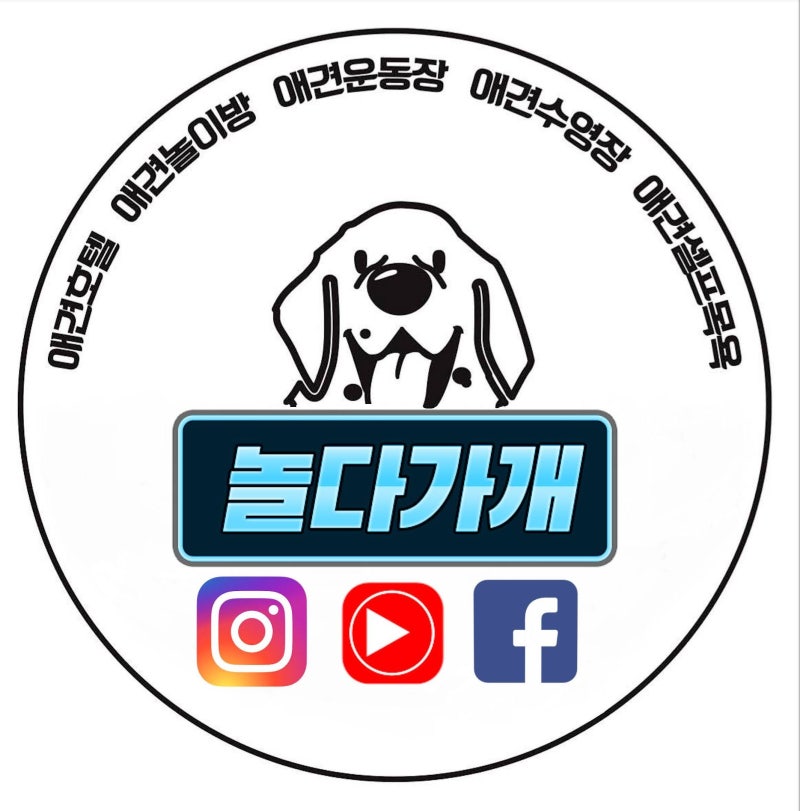 놀다가개