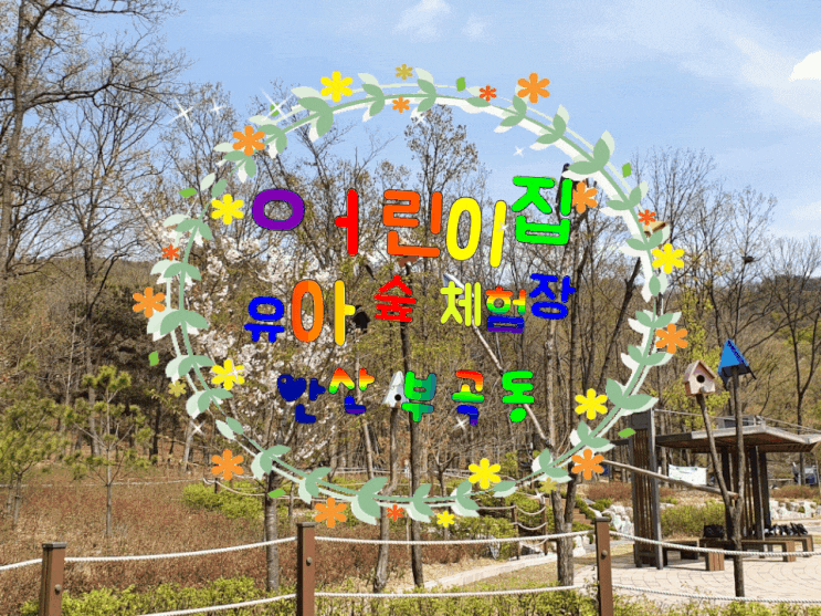  어린이집에서 안산 부곡산림욕장 유아 숲체험 다녀왔어요.