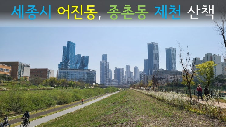  [세종시 가볼만한곳] 산책하기 좋은 제천 날씨좋은날 / 어진동 주상복합 아파트 현황