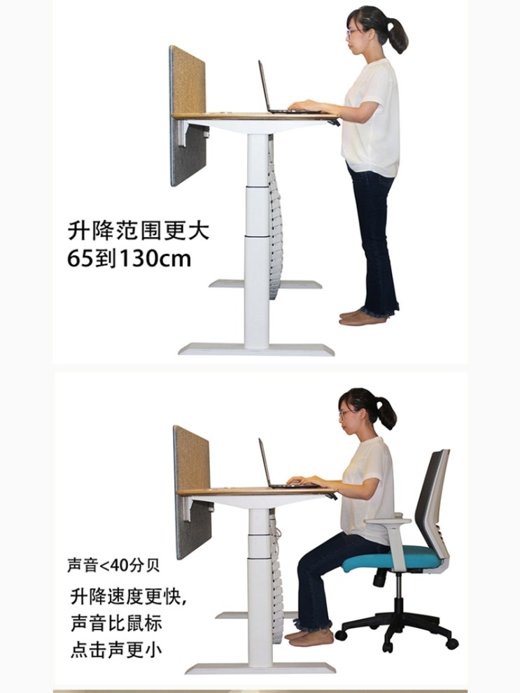 인기 급상승인 스탠딩책상 재택근무 모션데스크 책상겸테이블 수동높이조절책상 고등학생 서서일하는 책상, 화이트 테이블 스탠드 추천해요