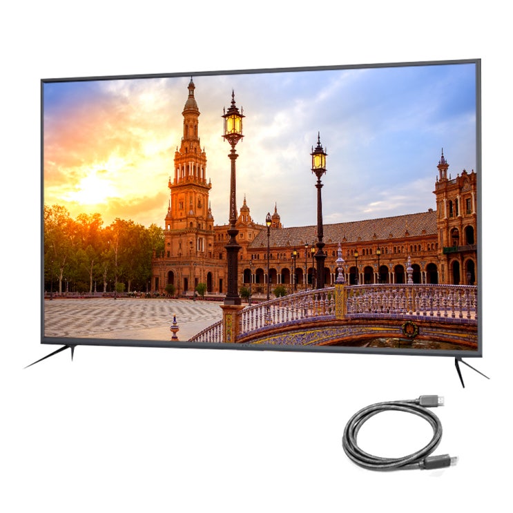 최근 많이 팔린 아티브 4K UHD HDR 138cm 스마트 TV AK550UDNTV + HDMI 케이블, 스탠드형, 자가설치 좋아요