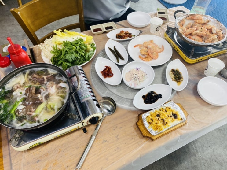 대부도 횟집, 독도횟집에서 쭈꾸미 샤브샤브랑 왕새우구이 먹고왔어요~ 대부도 횟집, 독도횟집에서 쭈꾸미 샤브샤브랑 왕새우구이 먹고왔어요~