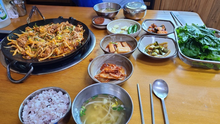 제주 삼양동맛집 맛집올레 흑돼지두루치기 8천원