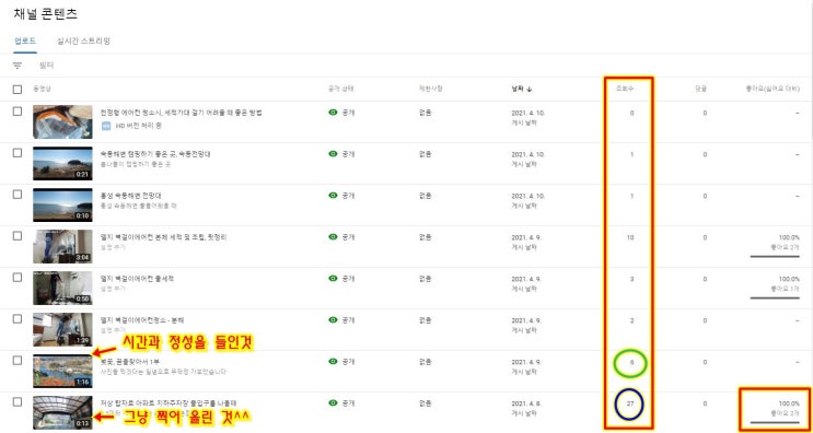  제 유튜브 동영상을 봐주신 분들께 감사합니다^^