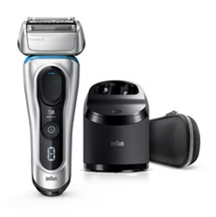  [알짜배기 잇템 브라운 면도기 8]BRAUN 시리즈 8 전기면도기, 8390cc, 프리미엄 실버 + 블루, 초이스!.