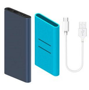  [안보면 손해 잇템 샤오미 보조배터리 10000 5세대]샤오미 5세대 보조배터리 10000mAh 보조배터리 + 케이스 랜덤발송 + 8핀 케이블, PLM13ZM, 실버, 선물하기에도