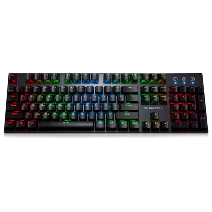 가성비 뛰어난 맥스틸 기계식 유선키보드 청축, TRON G610K V2 RGB, 혼합색상 ··· 가성비 뛰어난 맥스틸 기계식 유선키보드 청축, TRON G610K V2 RGB, 혼합색상 ···