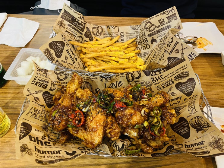  석촌동 맛집 단짠 치킨의 최고봉 BHC 맛초킹 먹어 본 후기