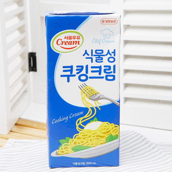 요즘 인기있는 서울우유 식물성 쿠킹크림 1L(아이스박스x), 1개, 1000ml ···