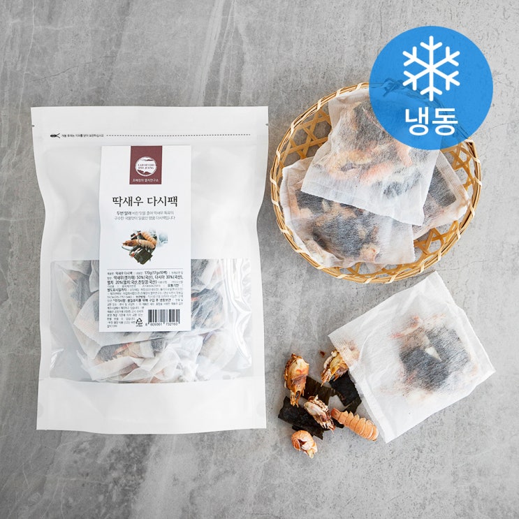 의외로 인기있는 조혜정의멸치연구소 딱새우 다시팩 (냉동), 17g, 10팩 ··· 의외로 인기있는 조혜정의멸치연구소 딱새우 다시팩 (냉동), 17g, 10팩 ···