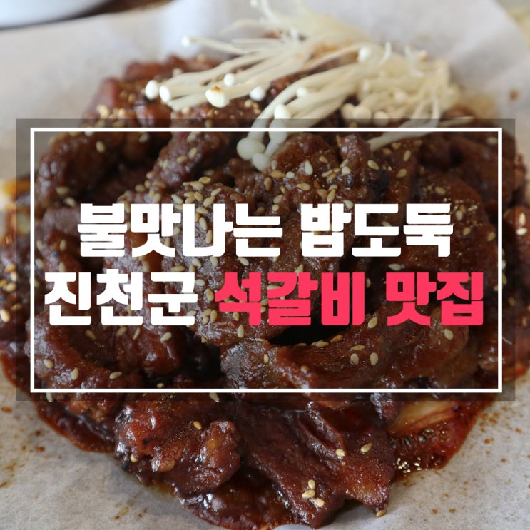  충북 진천 맛집 불향 제대로 입은 궁채석갈비