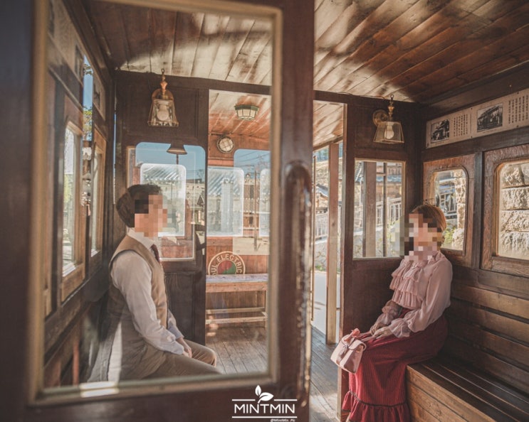  논산 선샤인랜드 여행 개화기 양장 의상 스냅체험 유진초이와 고애신 놀이