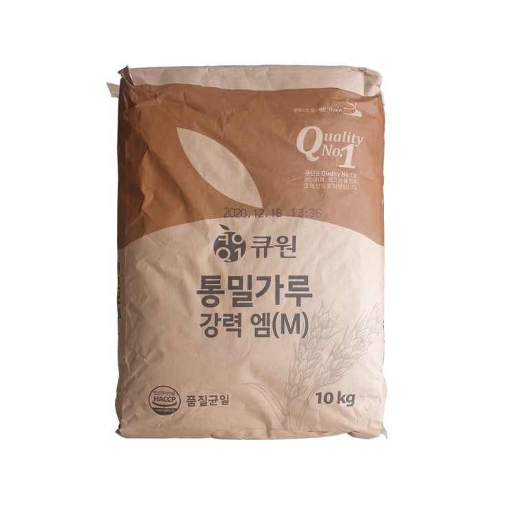 가성비 뛰어난 큐원 통밀가루 10kg, 단품 좋아요