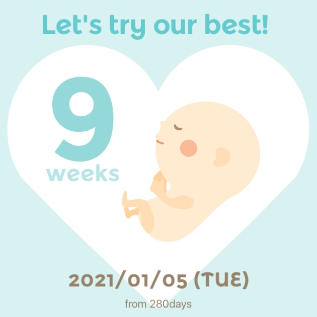 [임신 8주 ~ 9주] 하얀 소띠맘, 태명 짓기, 입덧 시작, 280days, 베이비빌리
