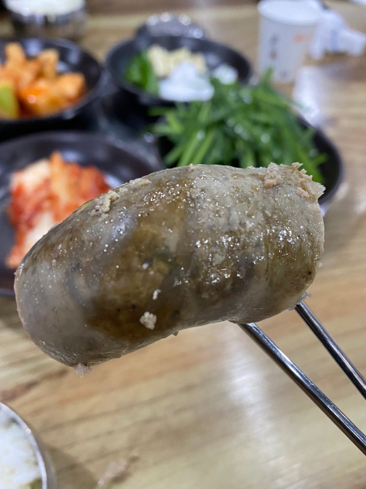 부산 알천순대곱창전골전문점 돼지국밥, 순대 맛집 후기!