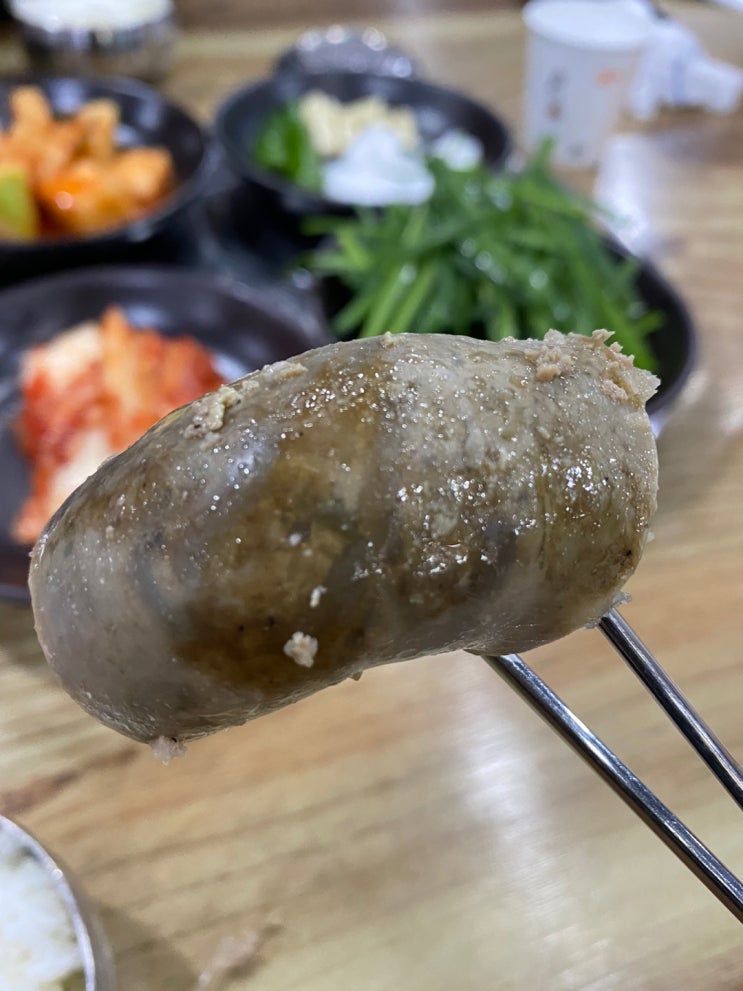  부산 알천순대곱창전골전문점 돼지국밥, 순대 맛집 후기!