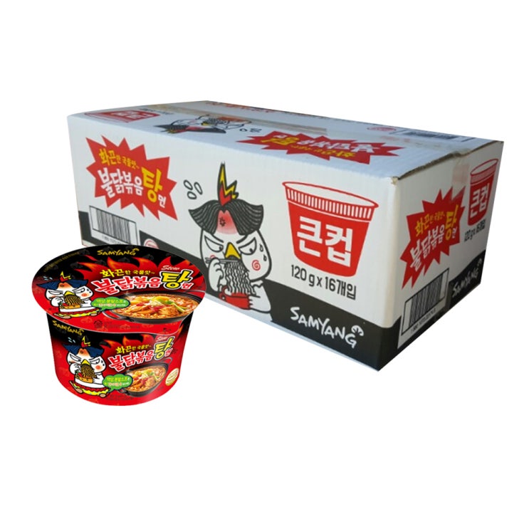 가성비갑 삼양 불닭볶음탕면 큰컵 120g, 16개 ··· 가성비갑 삼양 불닭볶음탕면 큰컵 120g, 16개 ···