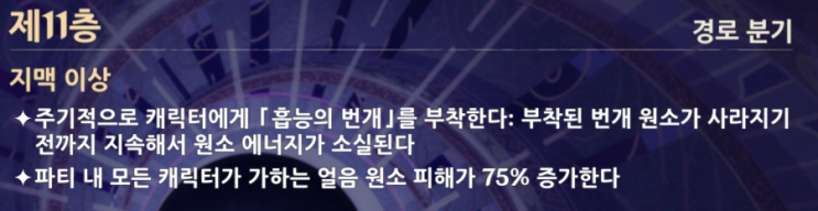  나선 비경 11층, 6별이지만 써보는 공략