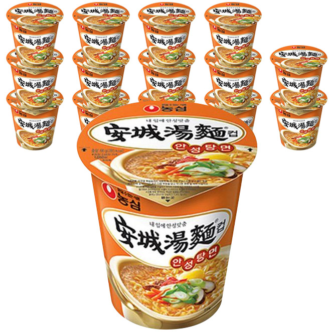 인기 급상승인 농심 안성탕면 소컵 66g, 15개 ··· 인기 급상승인 농심 안성탕면 소컵 66g, 15개 ···