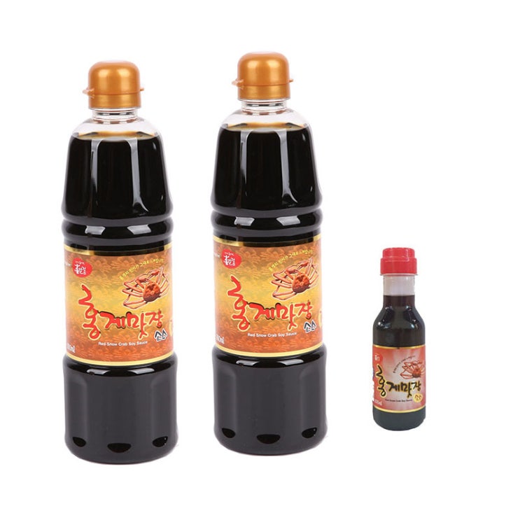 인지도 있는 홍일식품 홍게맛장소스골드900ml 2병+200ml 1병, 900ml 2병 좋아요