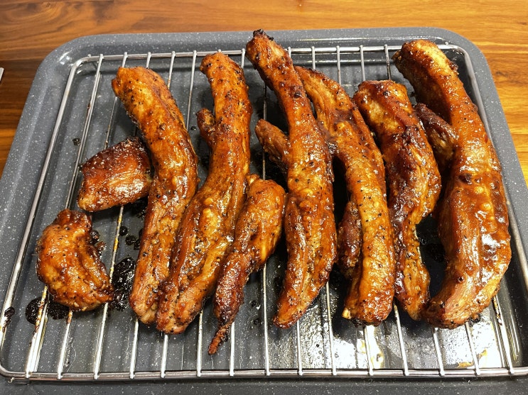  스페어립 수비드바베큐 & 팬바베큐