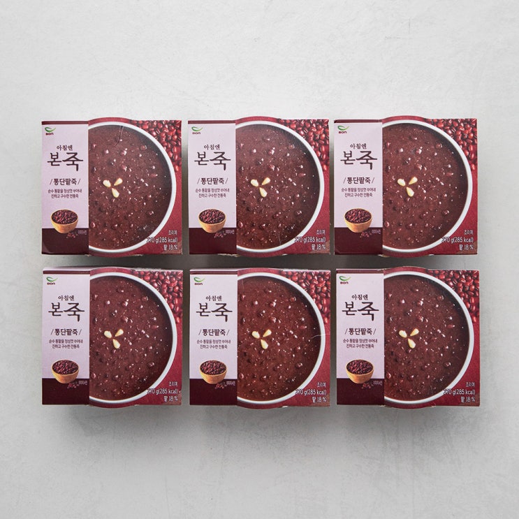 잘나가는 본죽 아침엔 통단팥죽, 270g, 6개 추천합니다 잘나가는 본죽 아침엔 통단팥죽, 270g, 6개 추천합니다