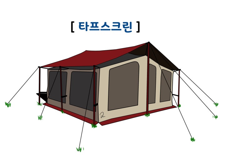  타프종류 알고 타프고르기[초보캠핑]타프종류 정리