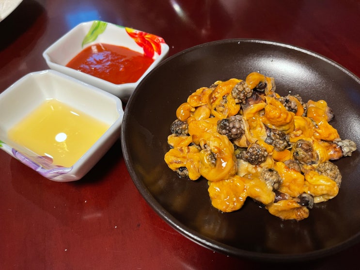 오도독 오도독 미더덕회, 미더덕비빔밥, 미더덕볶음밥, 미더덕된장찌개