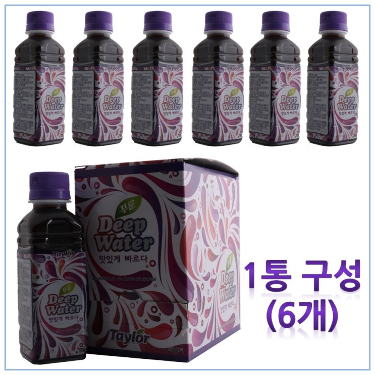 후기가 정말 좋은 테일러 푸룬딥워터, 6개, 180ml ···