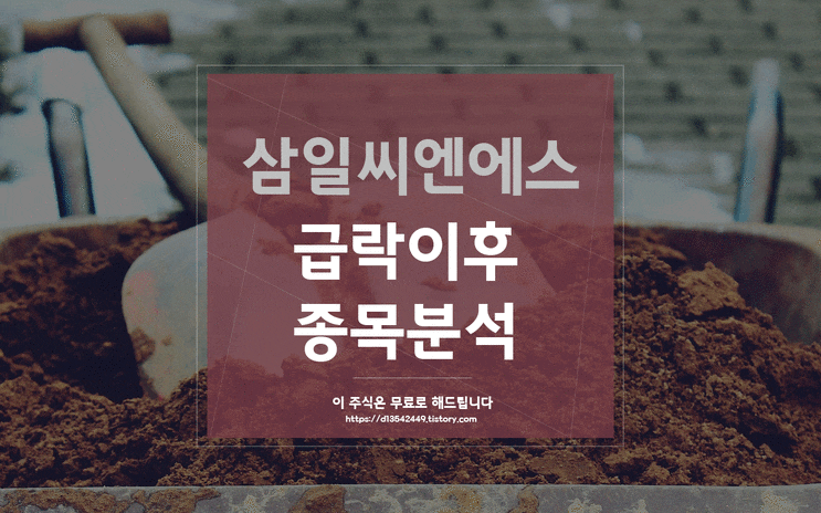  쌈일씨엔에스 급락 이후 기술적 주가분석 (4월 13일 단타 추천주)