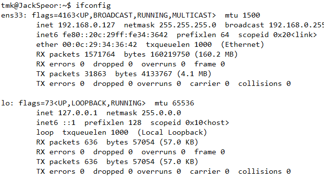 ifconfig, netstat, arp, traceroute, route 리눅스 네트워크 관리  [Linux 관리]