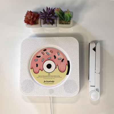 최근 인기있는 벽걸이 cd 플레이어 축음기 음반 cd 블루투스 cd 플레이어, 삼각 스탠드, 화이트 좋아요 최근 인기있는 벽걸이 cd 플레이어 축음기 음반 cd 블루투스 cd 플레이어, 삼각 스탠드, 화이트 좋아요