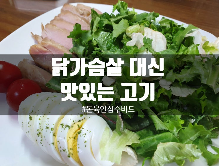  닭가슴살 대체 단백질 공급 식단 띤띤돈 안심 수비드 간편하고 맛있어요