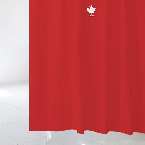 가성비 뛰어난 디자인수풀 샤워 커튼 아이 러브 캐나다 + 고리 12p, 1세트 추천해요