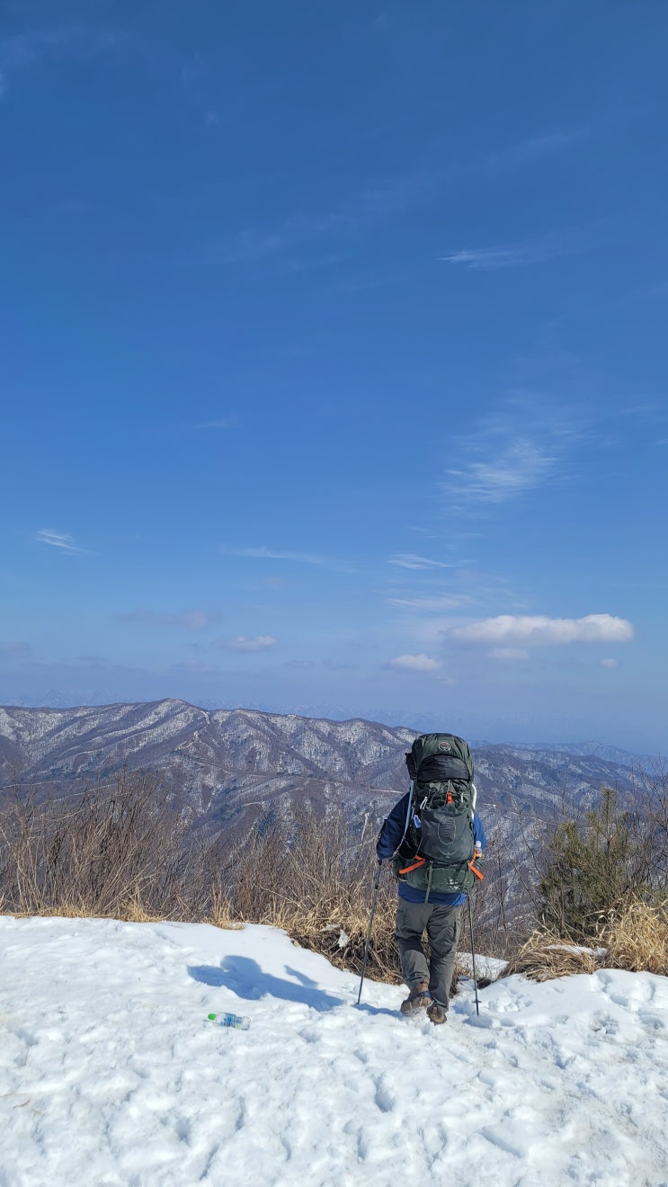 복계산 백패킹! 마지막 겨울을 만나다