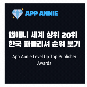  2021년 수익 기준 전 세계 상위 20위 한국 퍼블리셔