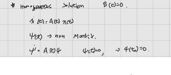 [선형시스템] #8 제차방정식 해 (Homogeneous Solution)