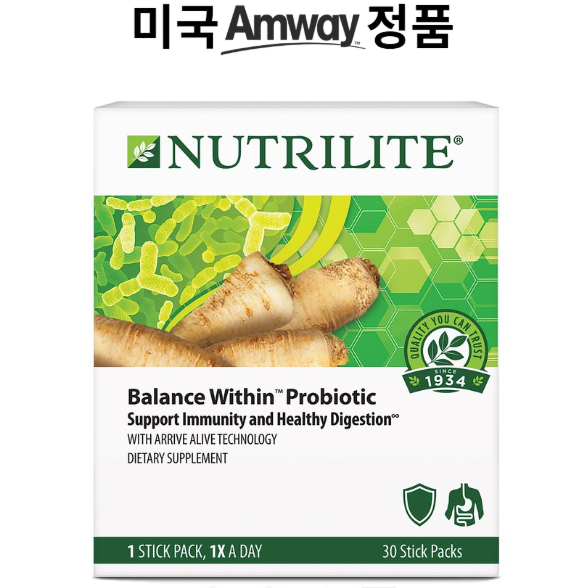 선택고민 해결 [미국 암웨이 정품] 뉴트리라이트 밸런스 프로바이오틱 30개입 Probiotic Nutrilite SUPPORT IMMUNITY AND HEALTHY DIGESTIO