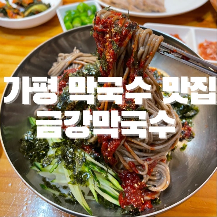  [맛집 소개] 가평 / 청평 나들이 들리기 좋은 맛집 "금강 막국수" 솔직후기 (막국수 맛집 / 가평, 청평 맛집)