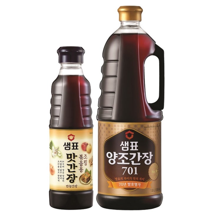 많이 팔린 샘표 양조간장701 1.8L + 맛간장 500ml, 4세트 추천합니다