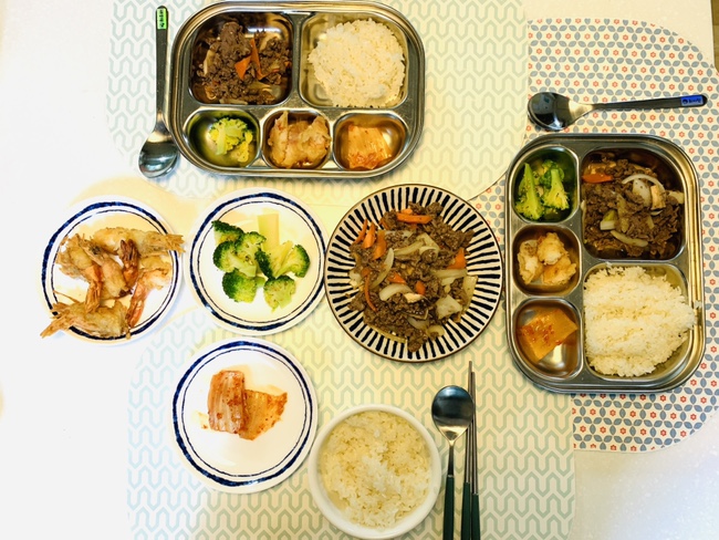 주간밥상-둥이네 밥상머리 어린이 식단공개