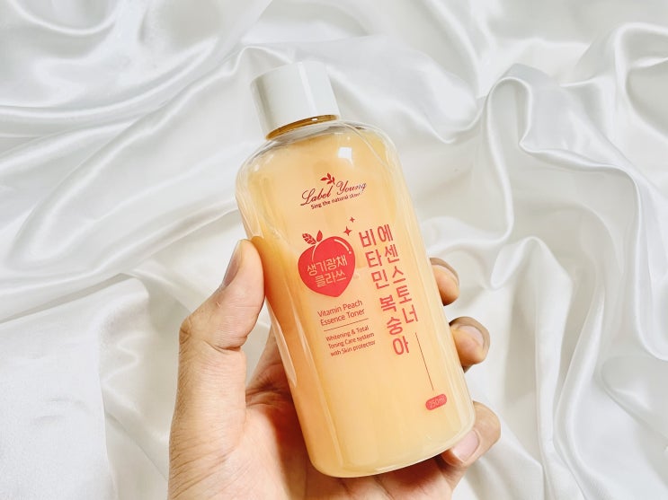  라벨영 복숭아 수분 에센스 토너 추천 속건조 해결했어요.