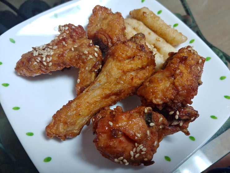  김포치킨배달 또래오래 단짠한마리 네이버페이로 결제했어요