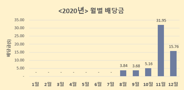 << 2020년 배당금 총 결산 >>