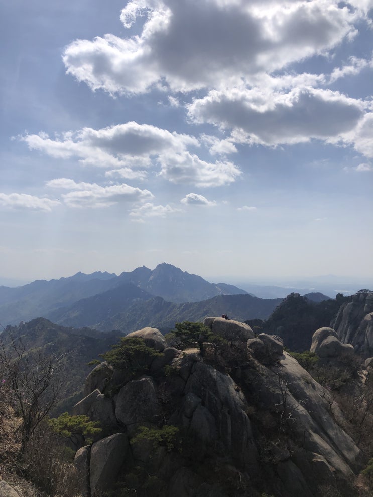  서울의 등산 맛집 도봉산 / 풍경, 하늘이 다 한 날/ 지금까지 가본 산중에서 5손가락 안에 드는 View