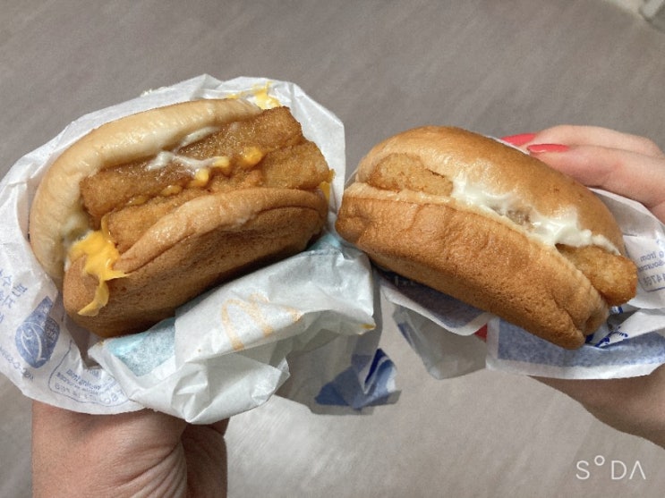  내돈내산 맥도날드 필레오 피쉬 더블 필레오 피쉬