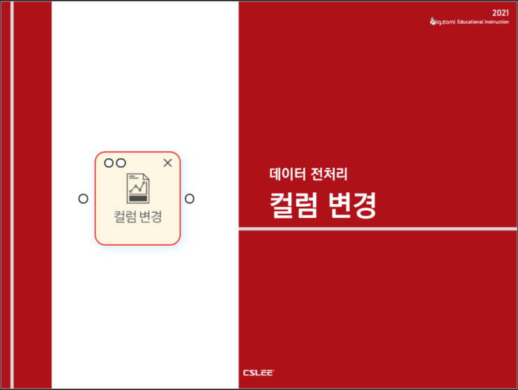  [빅재미 BigZami] 데이터 전처리ㅣ컬럼 변경(feat.라벨링)